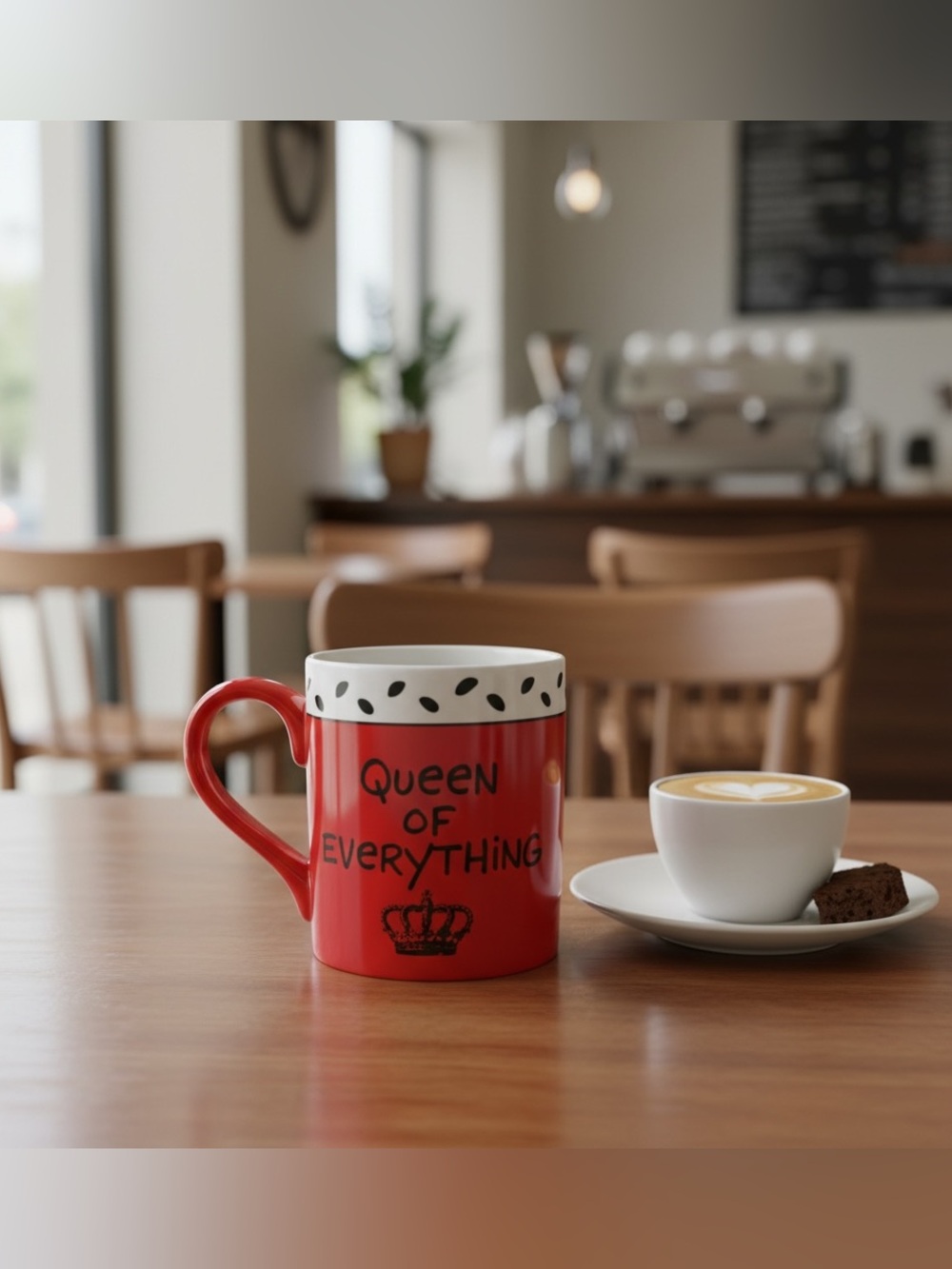 Our Name Is Mud Queen Of Everything Red Ceramic Coffee Mug